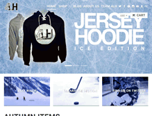 Tablet Screenshot of 4thlinehockey.com